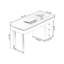 Bureau rectangulaire 5 tiroirs-1418364259