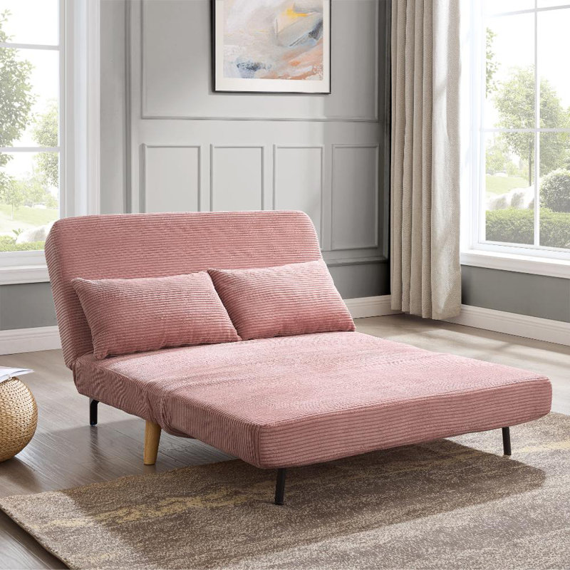Keller 2 Seater Sofa Bed, Pink