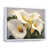 White Floater Framed