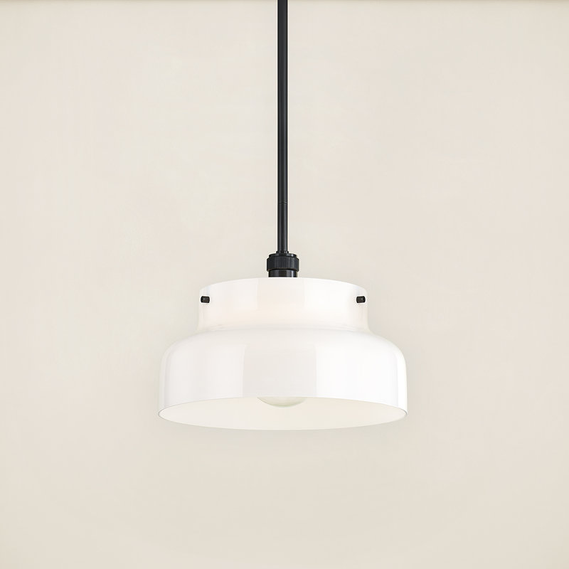 Luella 1 Light Pendant, 9.75" H x 15" W x 15" D, Old Bronze