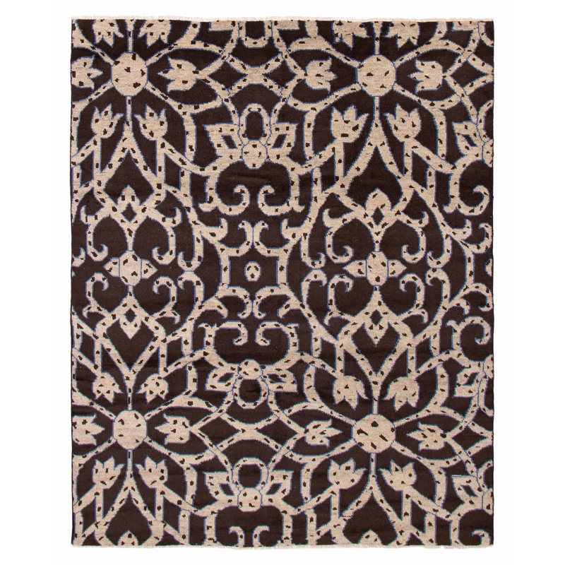 Tapis unique en laine 7 pi 8 po x 9 pi 6 po Edgefield