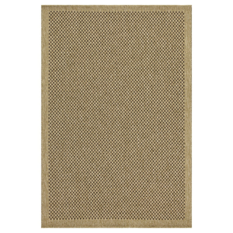 Tapis durable en polypropylène à tissage plat résistant aux taches pour les espaces intérieurs et extérieurs