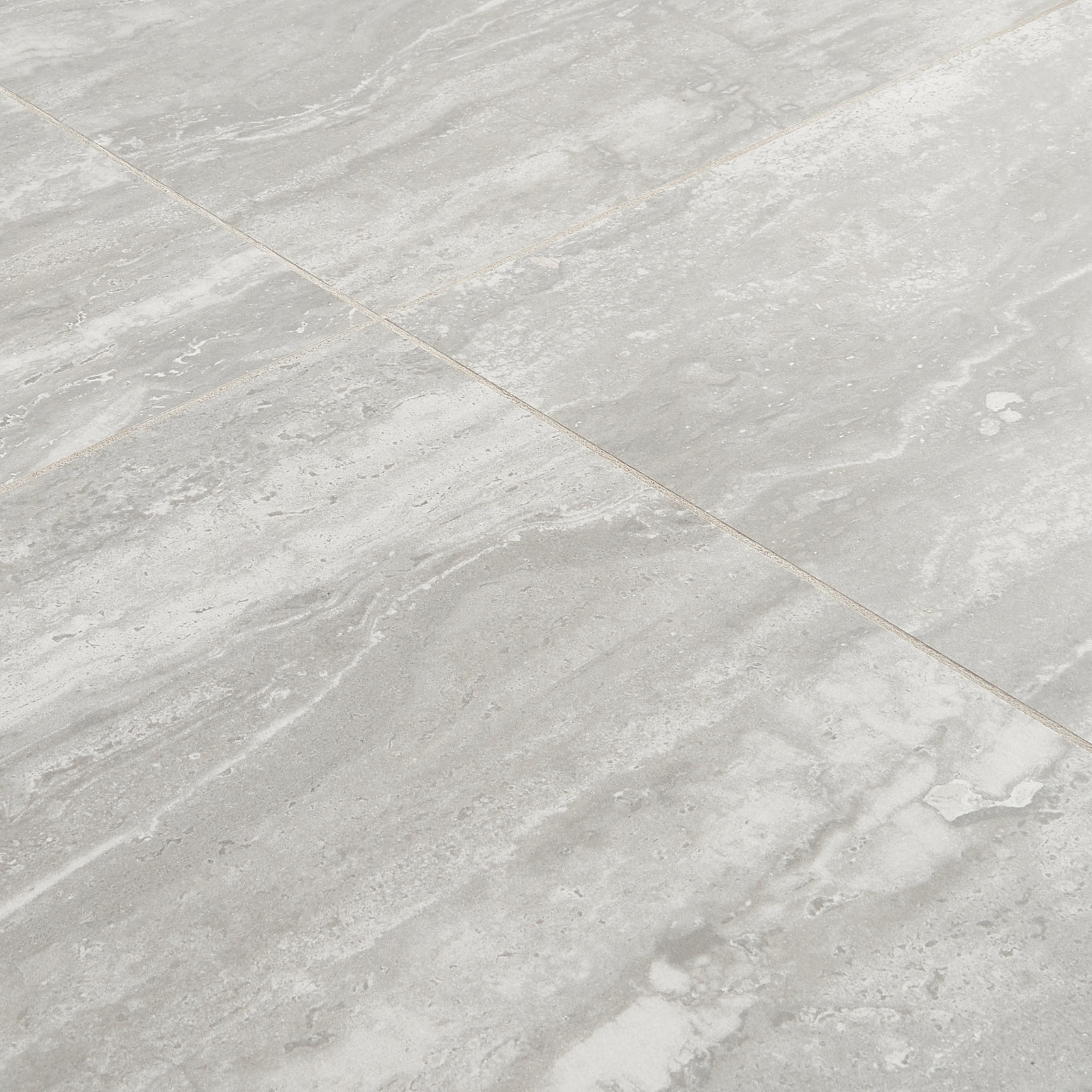 Core Travertine 24" x 48" Porcelain Tile, Gray
