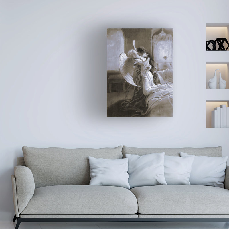 Art rétro sur toile, "Lavoie vintage" 1864, 18'' H x 24'' W