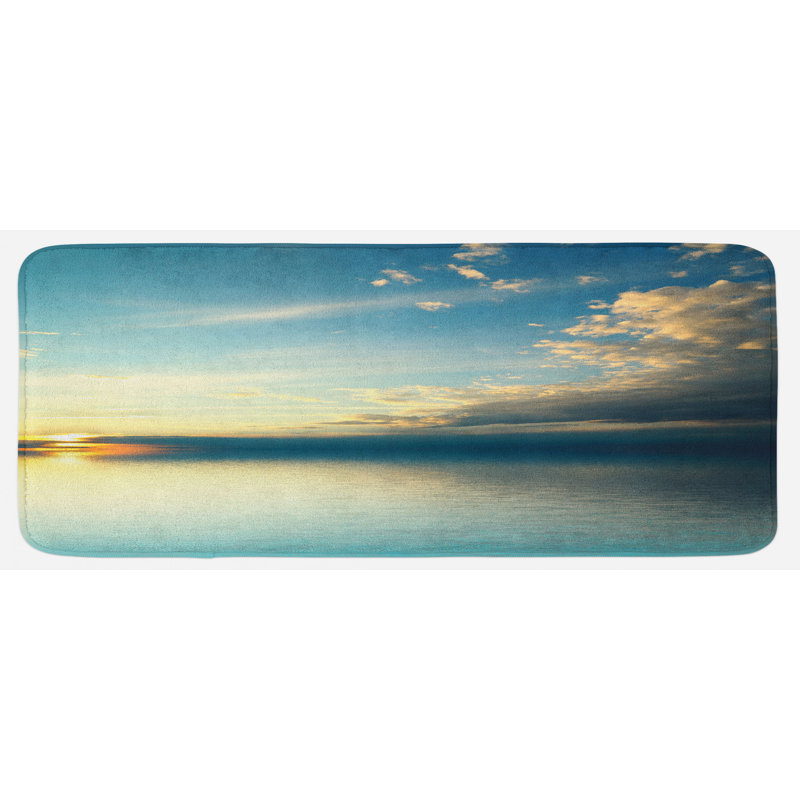Tapis de cuisine ocean