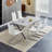 Ignazia Premium White Faux Leather Dining Chair - Modern Design