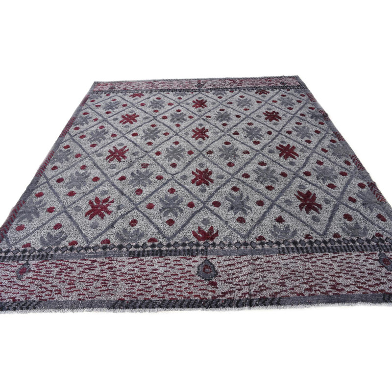 Tapis gris 8 x 10 Pham