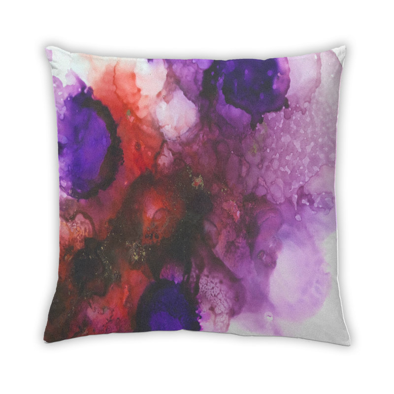 Coussin Color Focus, Microsuède
