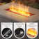 Deb 6-Pieces Outdoor Wicker Patio Conversation Set with Fire Pit Table and Ottomans