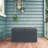 Quartey 100 Gallons Garden Storage Box Resin Lockable Deck Box with Cushion-346246358