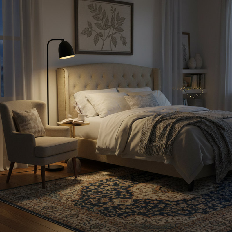 Zaelynn 47.24'' Arched Floor Lamp
