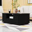 Table basse avec tiroirs et rangement caché-108305096