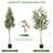 71.5'' Faux Olive Tree Tree in Pot
