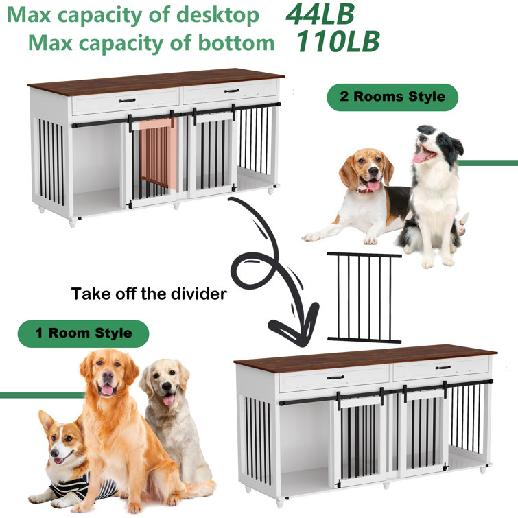 Double Large Dog Crate Plans