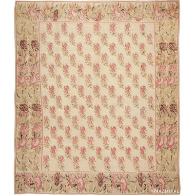 One-of-a-Kind Rectangle 12'9" X 14'3" Flatweave Area Rug