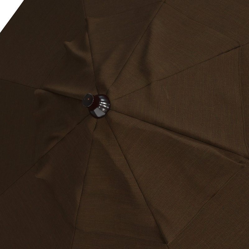 Parasol de marché 9 'Khoury, Sunbrella® teck bruyère