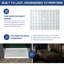 60 In. X 32 In. Solid Surface Shower Pan Base In White, Alcove Installation With Centre Drain, Slip-Resistant & Mould-Resistant