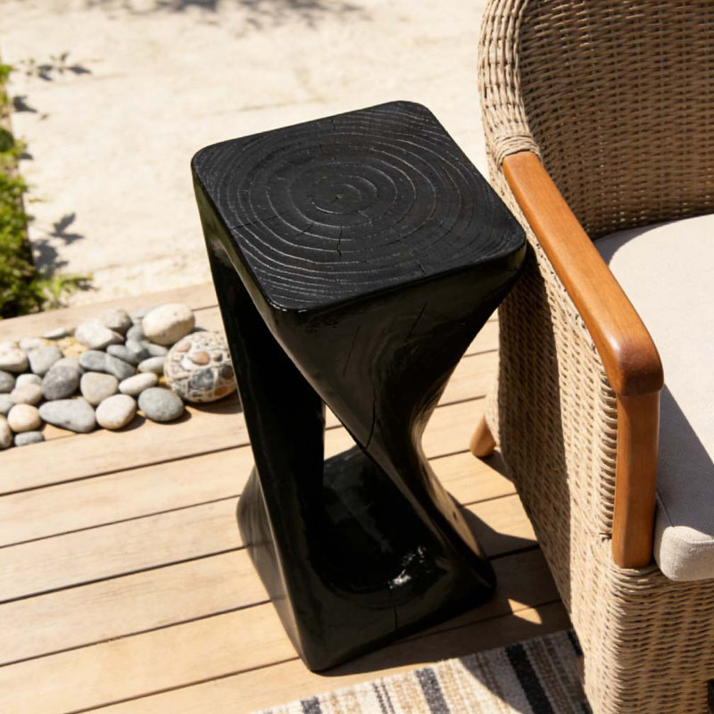 Outdoor Side Table, Natural