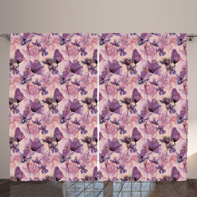 Semi Sheer Curtain Pair