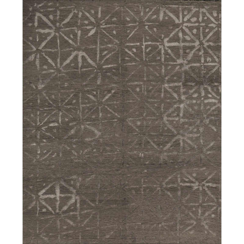 Tapis brun noué à la main de haute qualité