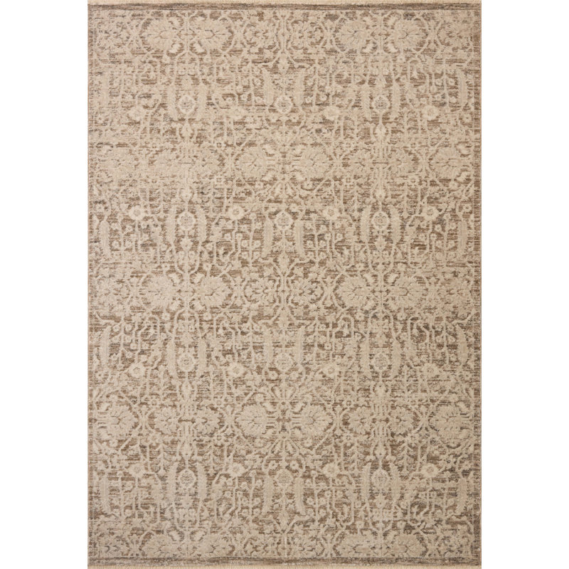 Tapis brouillard / os Loloi Clarisse, Carré 1 pi 6 po