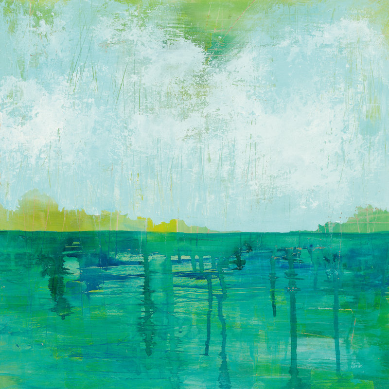 To The Shore by Melissa Averinos - Wrapped Canvas Painting, 30cm H x 30cm W x 3.8cm D