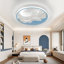Flush-mounted LED Ceiling Light, 1 Bulb, 50 cm-115269626-115269627