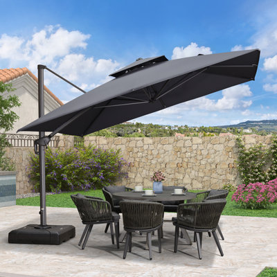 Parasol inclinable 132 po