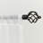 Exclusive Home Torch Curtain Rod and Coordinating Finial Set, Adjustable-437156254-437156239