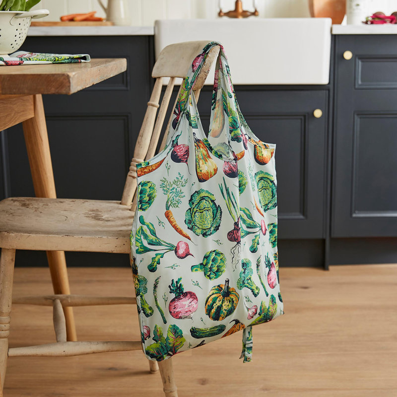 Vegetable Medley 100% Polyester Picnic Tote Bag