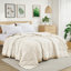 Couverture en duvet et fibre de duvet d'oie, édredon toutes saisons avec bordure en satin - Coquille douce et respirante - à superposer - Lavable à la machine-102305816-102305822