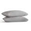 Ensemble de draps en satin de coton 4 pièces grand luxe - abat-jour gris-118323199-118323201