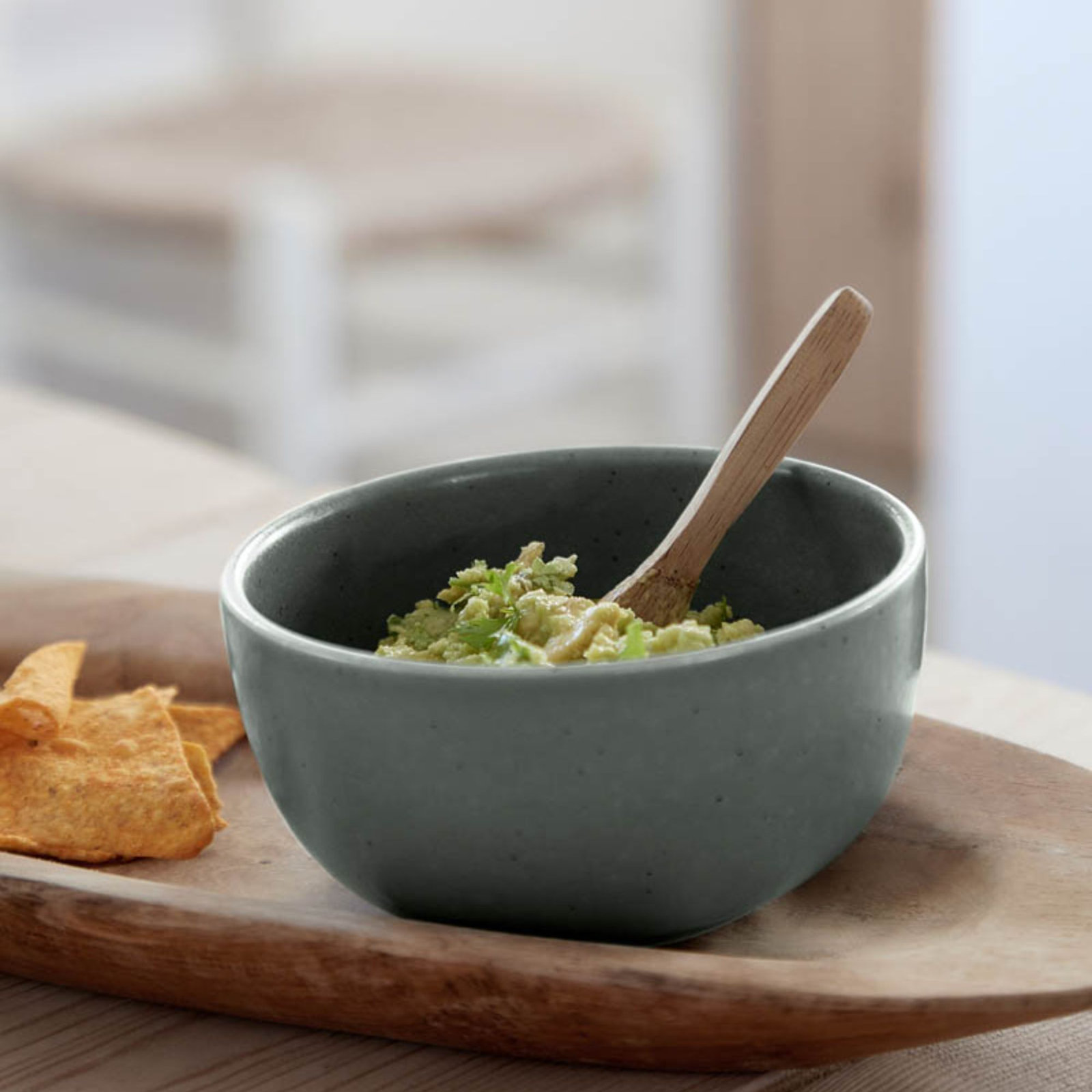 Casafina Pacifica Round Stoneware Ramekin, Artichoke