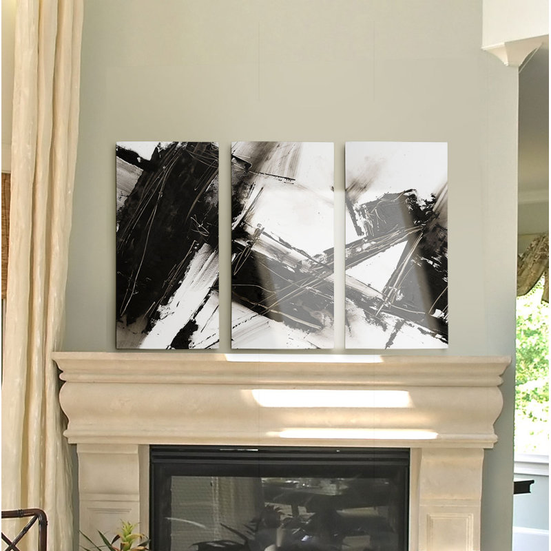3 - Pieces, 24" H x 36" W x 1.5" D