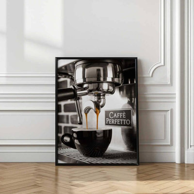Espresso Moment Art Print, aquarelle, pause café, décoration murale