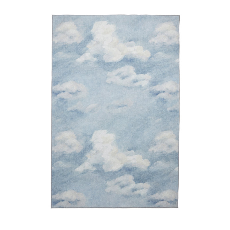 Harlequin Air Golden Light - 076 x 150, Blue, Rectangle 185 x 290 cm