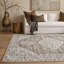 Tapis à motif médaillon beige / brun classique à motif médaillon classique 5 pi x 8 pi (5 pi 3 po x 7 pi 7 po) Anara-79757813
