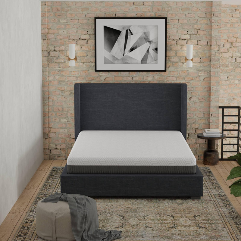 Matelas mi-ferme 10 po Pur Chill avec tissu rafraîchissant à changement de phase, Lit simple
