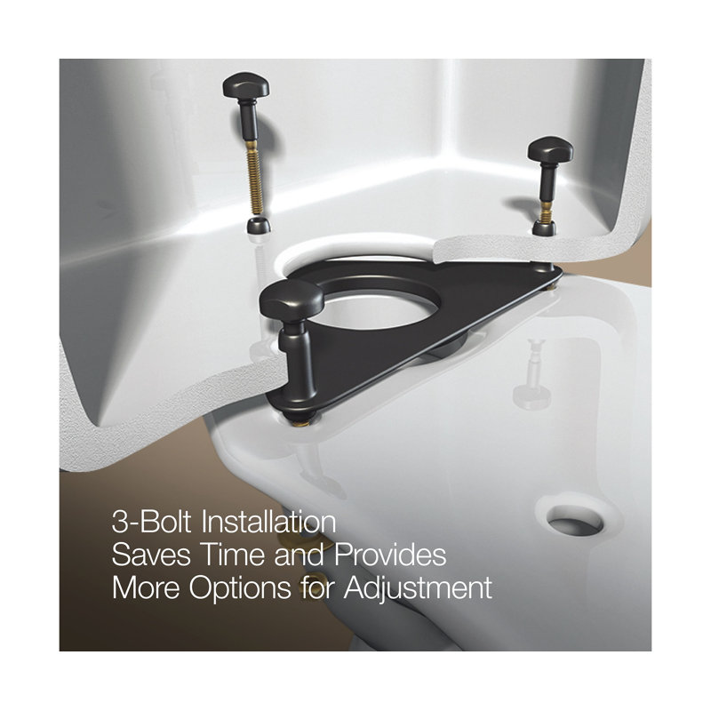 Kelston Continuousclean Tall Two-Piece Elongated Toilet 1.28 GPF, White
