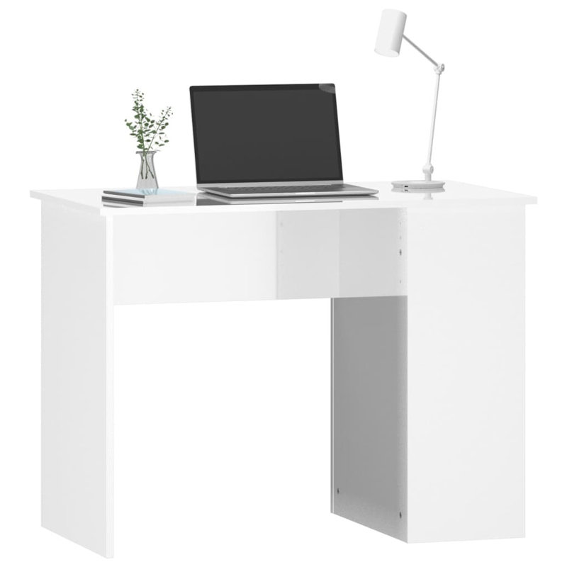 Kyeung Writing Desk, Gloss White