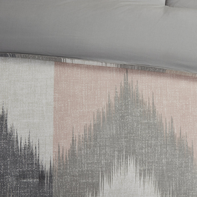 Full Aqua Cotton Reversible Comforter Set