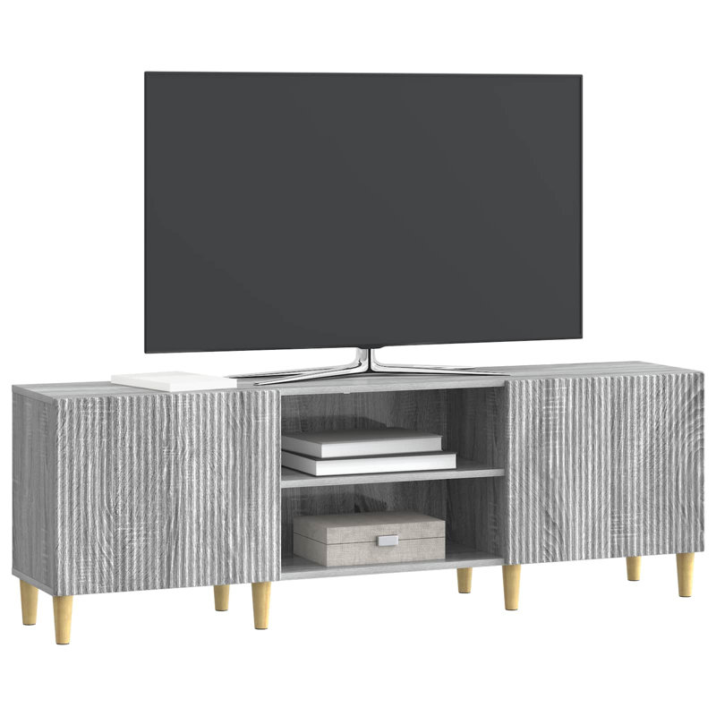 TV Stand, 50cm H x 150cm L x 31cm W, Grey Sonoma