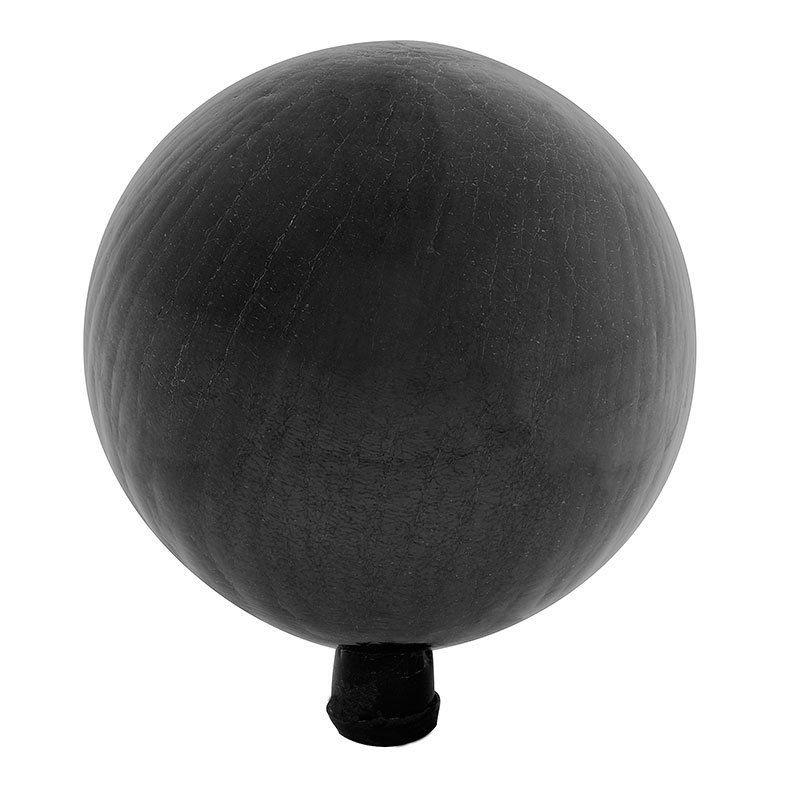 Teal Crackle Glass 6-Inch Gazing Globe Garden Ornament