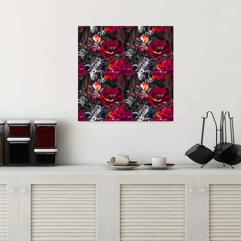 Art contemporain contemporain dramatique «Bold Classic», H 18 po x l 18 po