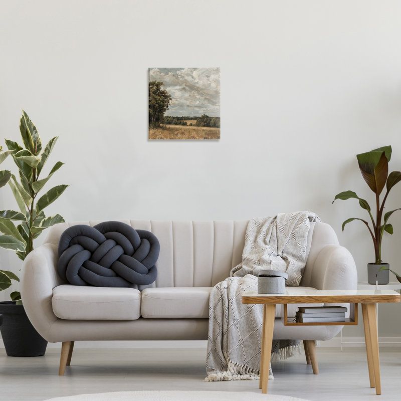 «Clouds Over Country Scenery Canvas», conception par LSR Creative Studio, H 17 po x l 17 po