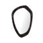 Miroir Morphic Petrified, pointe, cadre noir