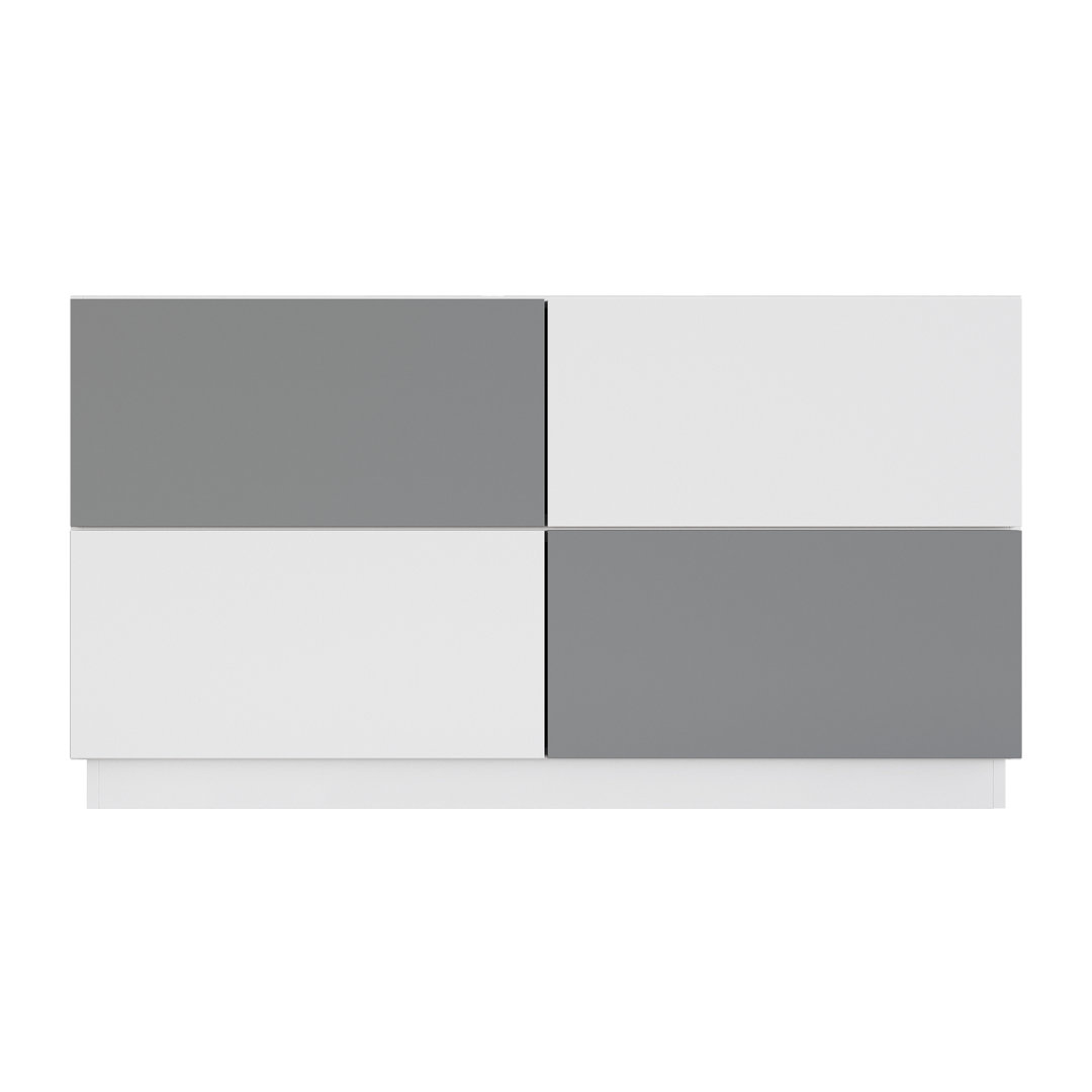 Zoelys 58.27'' W Unfinished 4 - Drawer Dresser Mercer41