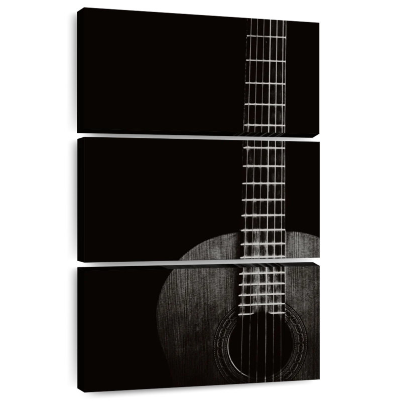 Abarca Old Acoustic Guitar, 32" H x 20" W