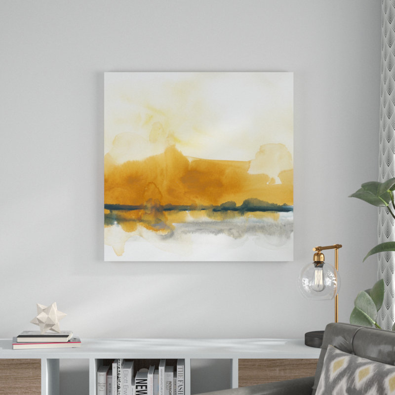 «Mesa Skyline II», peinture sur toile, H 36 po x l 36 po