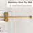 56"-60"W*72" H Frameless Single Sliding Shower Door – 5/16" (8Mm) Clear Tempered Glass, Bypass Design With Brushed Gold Finish-124898923